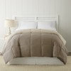 Modern Threads Down Alternative Microfiber Quilted Reversible Comforter & Duvet