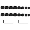 2 Sets Drill Bit Depth Stop Ring Kit Includes: 1/8",