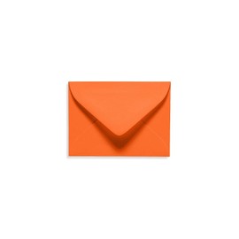 #17 Mini Envelopes (2 11/16 x 3 11/16) - Mandarin Orange (50 Qty.)| Perfect for Gift Cards, Place Cards and Craft Projects