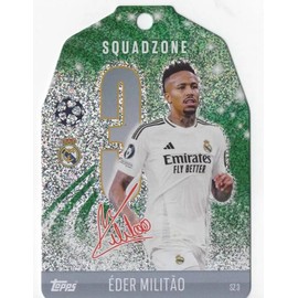 Match Attax 2024 2025 Eder Militao Squadzone Trading Card