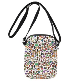 G2TUP Pelican Town Crossbody Bag Game Farm Inspired Gifts Video Gamer Merchandise Farm Vegeables Shoulder Bag (Vegeables CB CA)