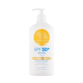 Bondi Sands SPF 50+ Fragrance Free - Sunscreen Lotion Value Pump Pack 500mL| UVA & UVB Protection | Suitable for Sensitive Skin | Vegan + Cruelty Free | 500ml/16.9 Fl Oz