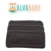 10 Absorbentes Insertos De Bambú Charcoal 4 Capas Alva Baby