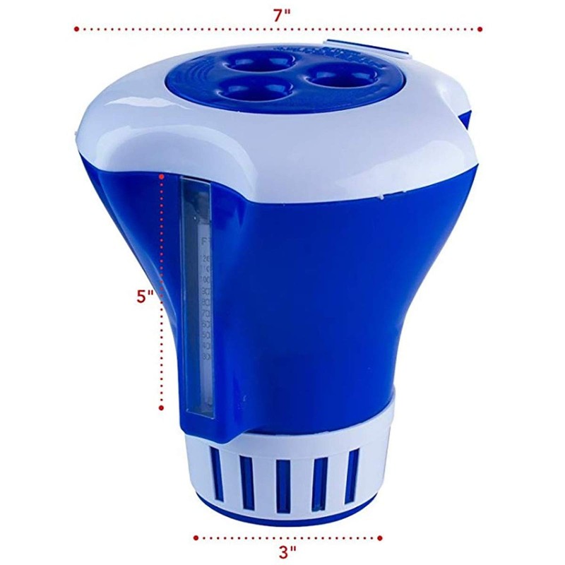 ATIE Floating Pool Spa Chlorine Tablet Dispenser Floater with Built-in