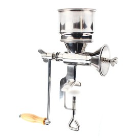 Grain Mill Grinder - Manual Grinder Coffee Rice Wheat Pepper Mill Kitchen Grinding Machine, High Speed Electric Stainless Steel Grinder for Dry Spice Herbs Grains Coffee Rice Pepper