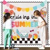 JarThenaAMCS 78Pcs Retro Summer Beach Bulletin Board Decor Set Groovy
