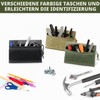 Qavctw Pack of 3 Tactical Admin Bag with Hook and
