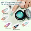 SUPWEE Solid Builder Gel for Nails - Aurora Green 3D