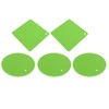 5Pcs Silicone Trivet Mat Square Round Honeycomb Hot Pad Non