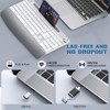JOYACCESS Ergonomic Wireless Keyboard, 2.4GHz Cordless USB Full-Size Keyboard with