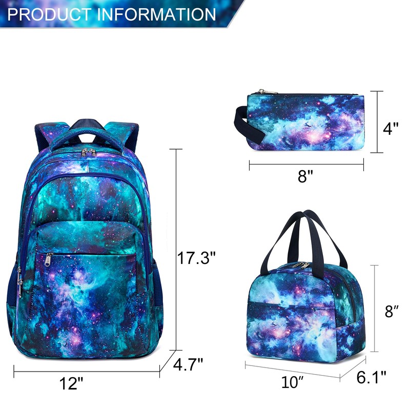 LEDAOU Backpack for Teen Boys Girls School Bags Kids Bookbags