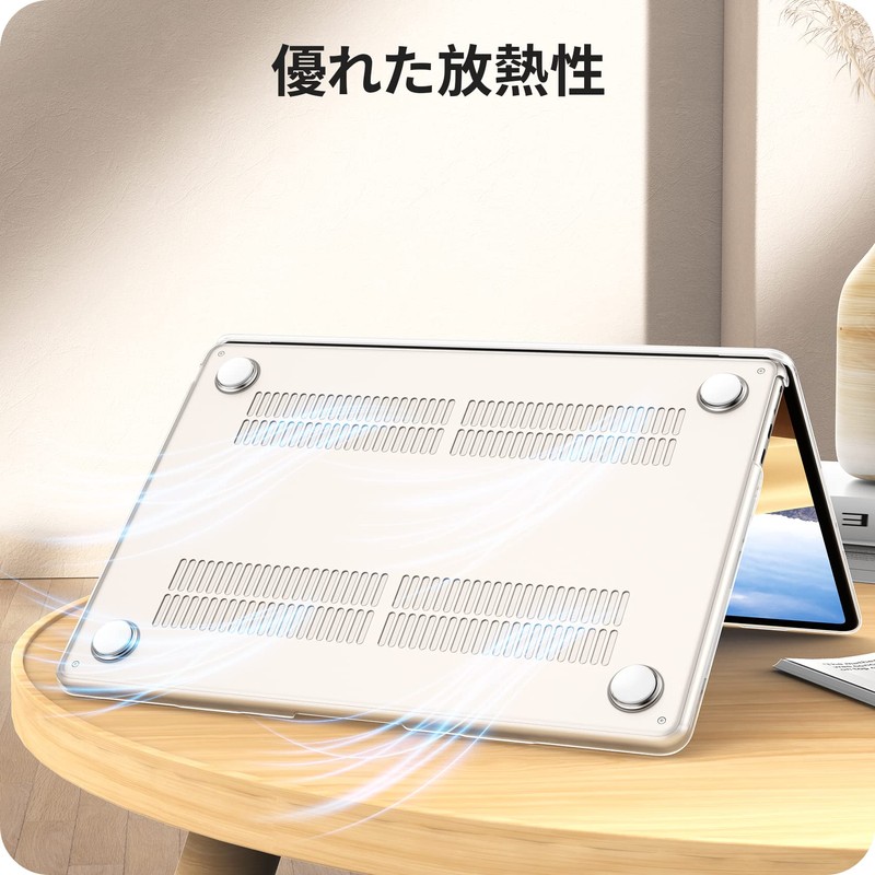NIMASO NNC22H555 Case [Compatible with 2022] MacBook Air 13.6 Compatible