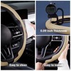Steering Wheel Cover Men Leather Car Steering Wheel Accessories Thin