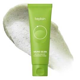 [Vegan Beauty] Be Plain Mung Bean Mildly Acidic Cleansing Foam, 80ml, 1 Piece / [비건뷰티] 비플레인 녹두 약산성 클렌징폼, 80ml, 1개