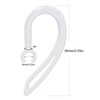 YNIBST Replacement Ear Hooks for Walkie Talkie Bluetooth Headset,Flexible Two