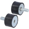 2Pcs AntiVibration Mount Rubber Isolator for Air Compressor Diesel Engine