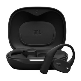 JBL Sense Lite True Wireless Open-Ear Headphones with Ear Hook Design & Air Conduction, OpenSound Technology, 32H Playtime, IP54 Waterproof/Dustproof, Compatible Headphones App, Black