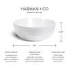 HARMAN & CO Salad Noodle Soup Bowl, Large 7.5” (40oz),