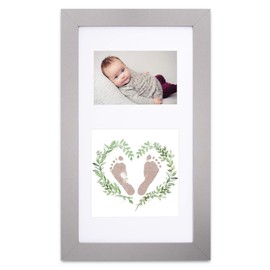 My Tiny Prints Baby Handprint & Footprint Picture Frame Kit - Inkless & Mess Free 17.7"x11"
