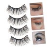 VICASKY 5pairs Individual False Lashes for Women for Dance and