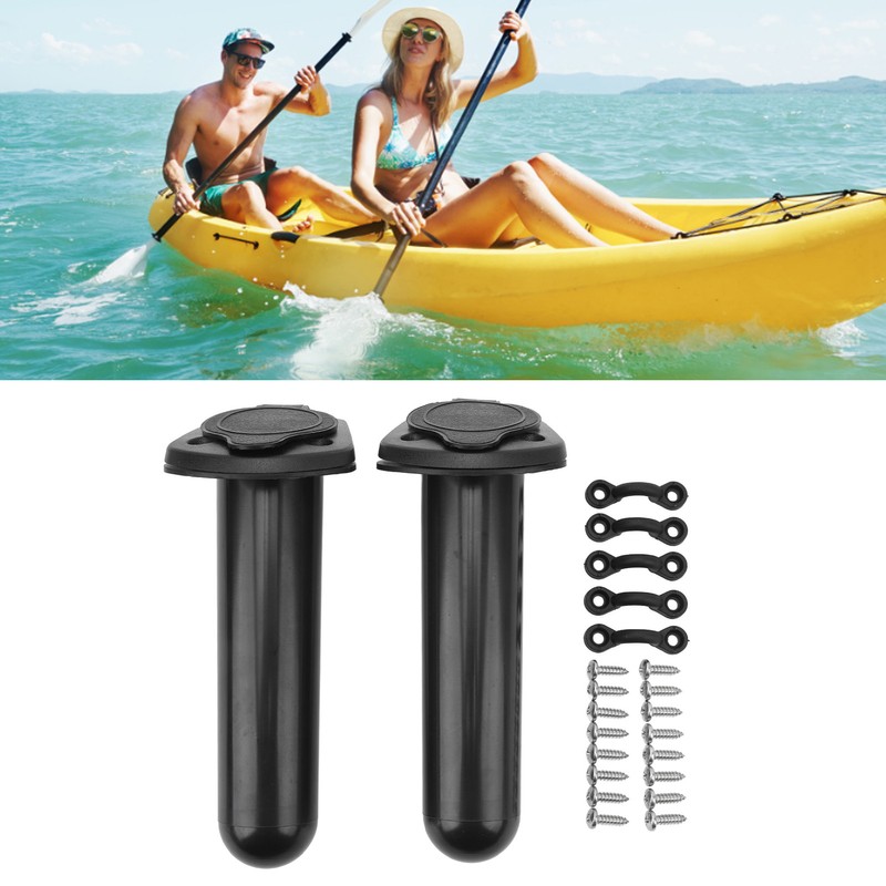 2Pcs Kayak Fishing Rod Holder Flush Mount Fishing Boat Rod