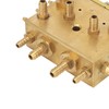 15 Holes Dental Cabinet Integrated Air Water Chassis Valve Copper