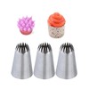 6B Icing Nozzle,Open Star Piping Tip 6B,Large 6B Piping Nozzle,Seamless