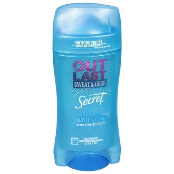 Secret Outlast Womens Invisible Solid Antiperspirant & Deodorant - Completely Clean 75 ml