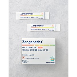ZenGenetics [젠제네틱스] 포타슘 칼륨525mg 다이렉트 (20포) [Zen Genetics] Potassium 525mg Direct (20 Sachets)