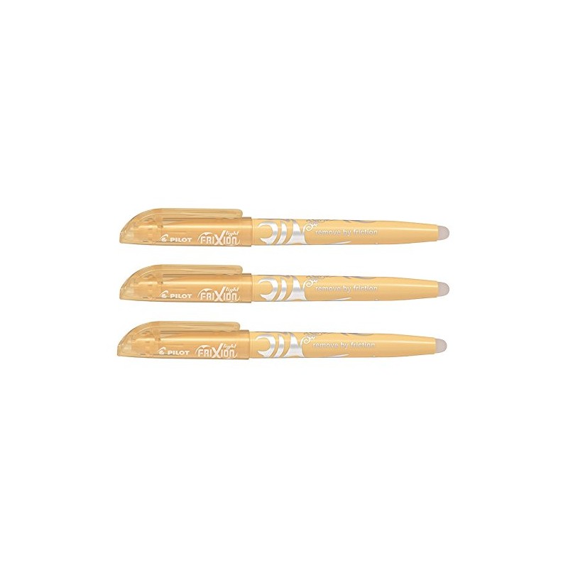 Pilot Frixion Light Pastel Orange Set of 3