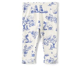 Gymboree,and Toddler Capri Leggings,Cream Bunny Scene,7