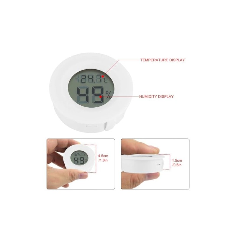 Digital Reptile Temperature Humedad Metro Lagarto Spider Tortuga Terrario Tank