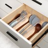 Adjustable Clear Drawer Dividers for Clothing and Utensils – Expandable