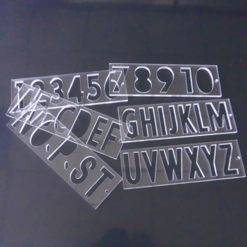 Colini Uppercase Letter Template Routing Guide - 26 Alphabet &