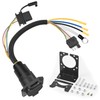 Nilight Dual Output 4 Way Flat Vehicle Side to 7