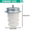 Pack of 2 Stop Buffer Leaf Spring, Stop Buffer Rubber