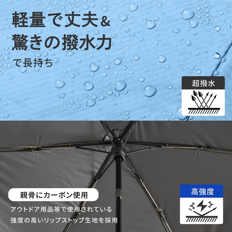 Weer Compact One-Touch UV Protection, Unisex, For Rain or Shine,