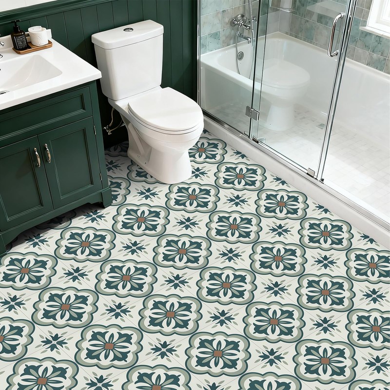 Alow 20PCS Peel and Stick Floor Tile, Peel and Stick