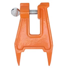 Chainsaw Filing Vise, Chains Pocket Stump Sharpening Vise Saw Chain Teeth Portable Iron Accessory Tool Heavy Duty Guide Plate Support Clamp Universal Parts Accessories Tools Kit Tree Secure Orange
