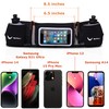 Winners' Dual Pocket Hydration Running Belt; Fits All Smartphones w/Touchscreen-Compatible
