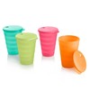 Tupperware Impressions Tumblers 16 oz Set of 4 with Dripless