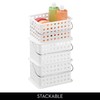 iDesign Portable Shower Caddy Basket with Handle for College Dorm