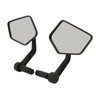 Bar End Bike Mirror Handlebar Mount Rearview 360 Degree Rotatable