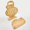 Youkoo Small Bamboo Cutting Board Set, Mini Fruit Wood Chopping