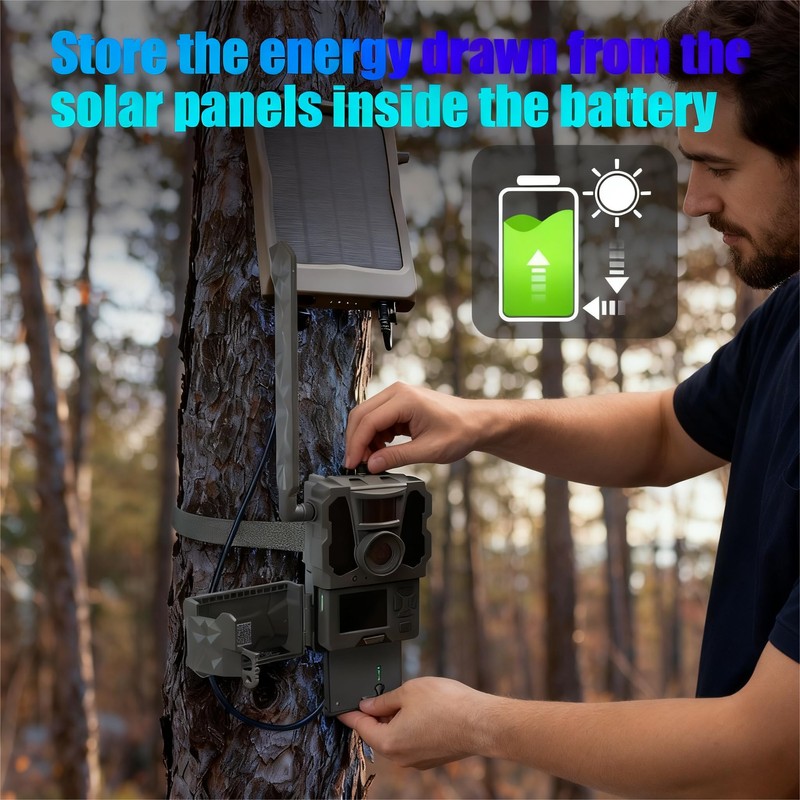Qustikuri 1 Pack Battery Pack Compatible with Reveal Cellular Trail