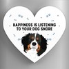 Global Designs Bernese Mountain Dog Happiness Is Your Dog Snoring