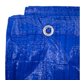 Tarpaulin 2 x 3 m Blue Waterproof + 1 EW Chip! Fabric Tarpaulin with Eyelets Garden Tarpaulin Camouflage Tarpaulin for Outdoor & Garden Wood Camping & Survival Equipment Construction Tarpaulin Tent