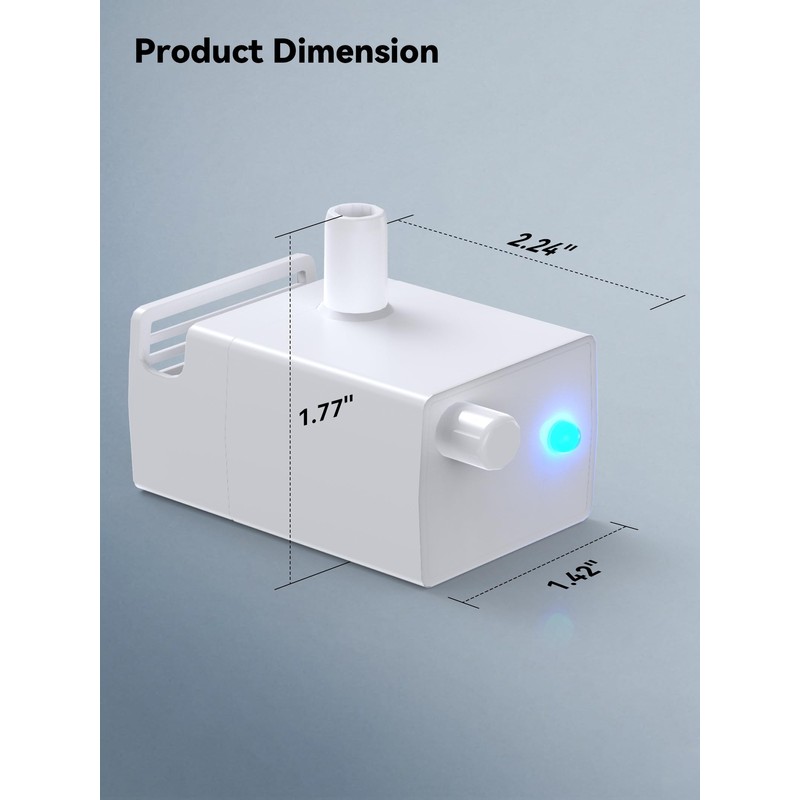 Wireless Pump Replacement for DCIOGAT 118oz/3.5L Smart Cat Water Fountain,