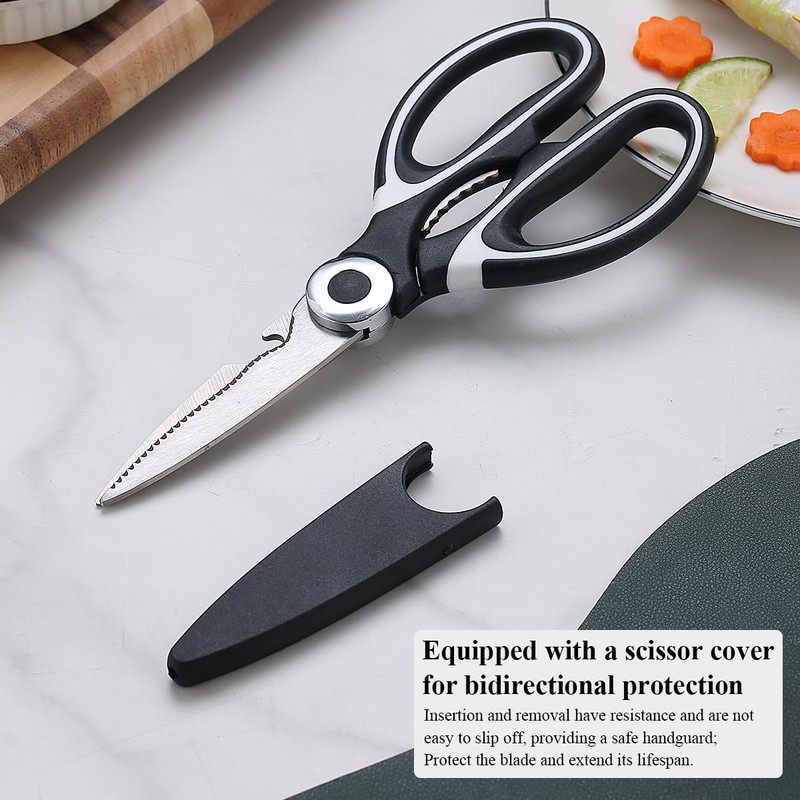Berglander Kitchen Shears, Premium Heavy Duty Sharp Kitchen Scissors All