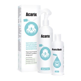 Acarix-Milbenspray | Flüssigkeit gegen Hausstaubmilben für Waschmaschinen | EIN Mittel gegen Hausstaubmilben und Haustierallergene | Wirksam bei niedrigen Temperaturen. | Klinisch getestet in den USA